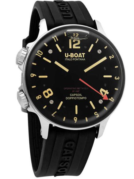 Replica U-BOAT Watch Capsoil Quartz Black Dial 8769